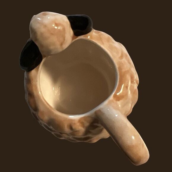 Antique 1940s Art 1/2 Cup Lamb Sheep Creamer/Milk Dispenser TIC Pottery - Picture 4 of 5